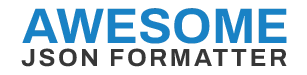 Awesome JSON formatter logo